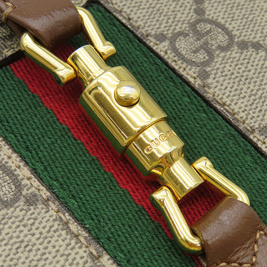 グッチ GUCCI ジャッキー 1961 637092 ベージュ×ブラウン GGスプリームキャンバス レザー 2WAYバッグ ゴールド金具 茶 ミニ ハンドバッグ ショルダー
