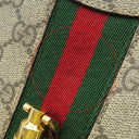グッチ GUCCI ジャッキー 1961 637092 ベージュ×ブラウン GGスプリームキャンバス レザー 2WAYバッグ ゴールド金具 茶 ミニ ハンドバッグ ショルダー