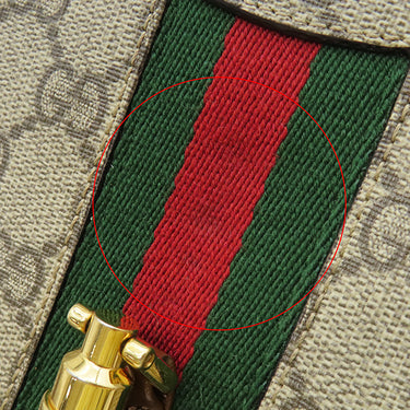 グッチ GUCCI ジャッキー 1961 637092 ベージュ×ブラウン GGスプリームキャンバス レザー 2WAYバッグ ゴールド金具 茶 ミニ ハンドバッグ ショルダー