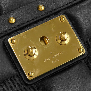 ルイヴィトン LOUIS VUITTON トロカ PM M59116 ブラック レザー ショルダーバッグ ゴールド金具 黒 チェーンストラップ欠品