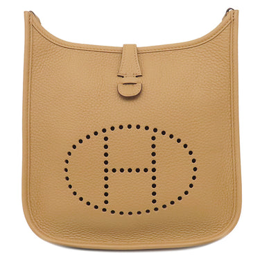 エルメス HERMES エヴリン3 23 ビスキュイ トリヨンクレマンス ショルダーバッグ シルバー金具 新品 未使用 茶 エブリン 2025年製