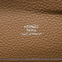 エルメス HERMES ヴィドポッシュ アルザン トゴ ショルダーバッグ シルバー金具 茶 クロスボディ
