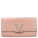 ルイヴィトン LOUIS VUITTON ポルトフォイユ カプシーヌ M61250 ピンク×マグノリア レザー トリヨンレザー 長財布 シルバー金具 バイカラー