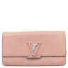 ルイヴィトン LOUIS VUITTON ポルトフォイユ カプシーヌ M61250 ピンク×マグノリア レザー トリヨンレザー 長財布 シルバー金具 バイカラー