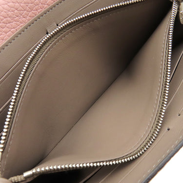 ルイヴィトン LOUIS VUITTON ポルトフォイユ カプシーヌ M61250 ピンク×マグノリア レザー トリヨンレザー 長財布 シルバー金具 バイカラー