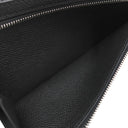 エルメス HERMES ベアンクラシック ブラック ヴォーエプソン 長財布 シルバー金具 オフホワイト 二つ折り財布