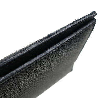エルメス HERMES ベアンクラシック ブラック ヴォーエプソン 長財布 シルバー金具 オフホワイト 二つ折り財布
