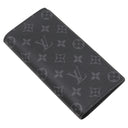 ルイヴィトン LOUIS VUITTON ポルトフォイユ ブラザ M61697 モノグラムエクリプス モノグラムエクリプス 長財布 シルバー金具 黒 二つ折り