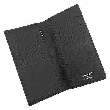 ルイヴィトン LOUIS VUITTON ポルトフォイユ ブラザ M61697 モノグラムエクリプス モノグラムエクリプス 長財布 シルバー金具 黒 二つ折り