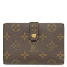 ルイヴィトン LOUIS VUITTON ポルトモネ ビエ ヴィエノワ M61663 モノグラム モノグラムキャンバス 二つ折り財布 ゴールド金具 茶 がま口