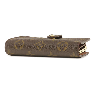 ルイヴィトン LOUIS VUITTON ポルトモネ ビエ ヴィエノワ M61663 モノグラム モノグラムキャンバス 二つ折り財布 ゴールド金具 茶 がま口