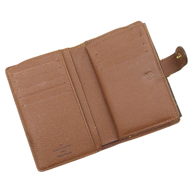 ルイヴィトン LOUIS VUITTON ポルトモネ ビエ ヴィエノワ M61663 モノグラム モノグラムキャンバス 二つ折り財布 ゴールド金具 茶 がま口