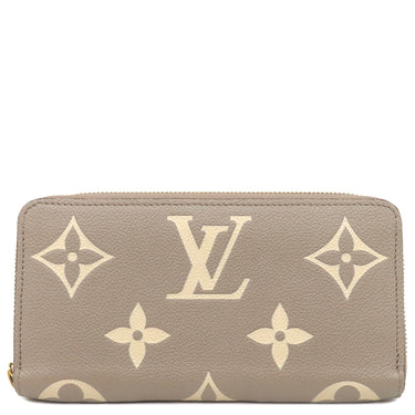 ルイヴィトン LOUIS VUITTON ジッピー ウォレット M28793 トゥルトレール クレーム モノグラムアンプラント 長財布 ゴールド金具 ラウンドファスナー