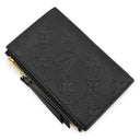 ルイヴィトン LOUIS VUITTON ポルトカルト ジップ M68339 ブラック モノグラムアンプラント コインケース ゴールド金具 黒 フラグメントケース