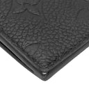 ルイヴィトン LOUIS VUITTON ポルトカルト ジップ M68339 ブラック モノグラムアンプラント コインケース ゴールド金具 黒 フラグメントケース