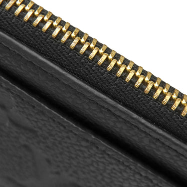 ルイヴィトン LOUIS VUITTON ポルトカルト ジップ M68339 ブラック モノグラムアンプラント コインケース ゴールド金具 黒 フラグメントケース