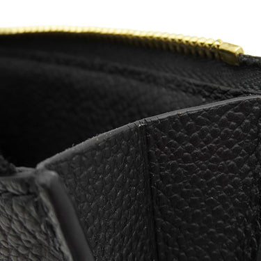 ルイヴィトン LOUIS VUITTON ポルトカルト ジップ M68339 ブラック モノグラムアンプラント コインケース ゴールド金具 黒 フラグメントケース