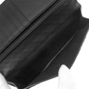 ボッテガヴェネタ BOTTEGA VENETA イントレチャート 635567-V3US1 ブラック レザー 長財布 黒 札入れ カード入れ フラップ