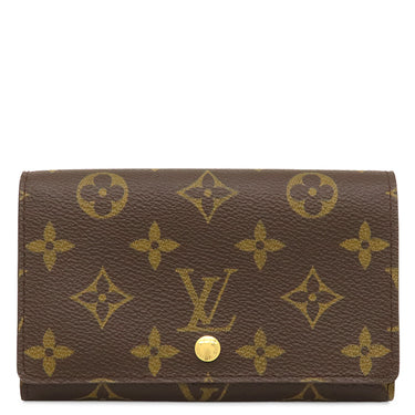 ルイヴィトン LOUIS VUITTON ポルトモネ ビエトレゾール M61730 モノグラム モノグラムキャンバス 二つ折り財布 ゴールド金具 茶