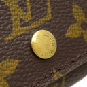 ルイヴィトン LOUIS VUITTON ポルトモネ ビエトレゾール M61730 モノグラム モノグラムキャンバス 二つ折り財布 ゴールド金具 茶