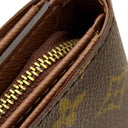 ルイヴィトン LOUIS VUITTON ポルトモネ ビエトレゾール M61730 モノグラム モノグラムキャンバス 二つ折り財布 ゴールド金具 茶