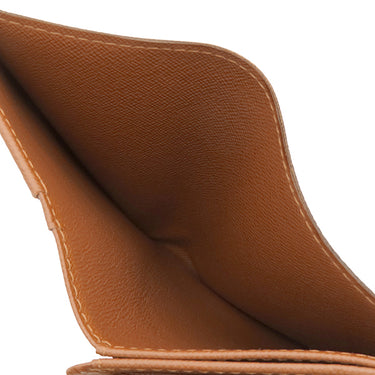 ルイヴィトン LOUIS VUITTON ポルトモネ ビエトレゾール M61730 モノグラム モノグラムキャンバス 二つ折り財布 ゴールド金具 茶