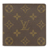 ルイヴィトン LOUIS VUITTON ポルトフォイユ マルコ M61675 モノグラム モノグラムキャンバス 二つ折り財布 ゴールド金具 茶 コンパクトウォレット