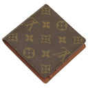 ルイヴィトン LOUIS VUITTON ポルトフォイユ マルコ M61675 モノグラム モノグラムキャンバス 二つ折り財布 ゴールド金具 茶 コンパクトウォレット