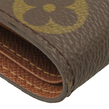 ルイヴィトン LOUIS VUITTON ポルトフォイユ マルコ M61675 モノグラム モノグラムキャンバス 二つ折り財布 ゴールド金具 茶 コンパクトウォレット