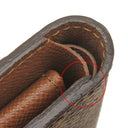 ルイヴィトン LOUIS VUITTON ポルトフォイユ マルコ M61675 モノグラム モノグラムキャンバス 二つ折り財布 ゴールド金具 茶 コンパクトウォレット