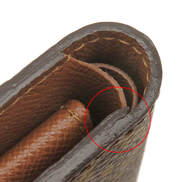 ルイヴィトン LOUIS VUITTON ポルトフォイユ マルコ M61675 モノグラム モノグラムキャンバス 二つ折り財布 ゴールド金具 茶 コンパクトウォレット
