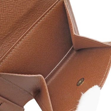 ルイヴィトン LOUIS VUITTON ポルトフォイユ マルコ M61675 モノグラム モノグラムキャンバス 二つ折り財布 ゴールド金具 茶 コンパクトウォレット