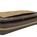 ルイヴィトン LOUIS VUITTON ポルトフォイユ ルー M81461 モノグラムリバース モノグラムキャンバス モノグラムリバースキャンバス 二つ折り財布 ゴールド金具 茶 コンパクト ラウンドファスナー