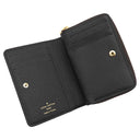 ルイヴィトン LOUIS VUITTON ポルトフォイユ ルー M81461 モノグラムリバース モノグラムキャンバス モノグラムリバースキャンバス 二つ折り財布 ゴールド金具 茶 コンパクト ラウンドファスナー