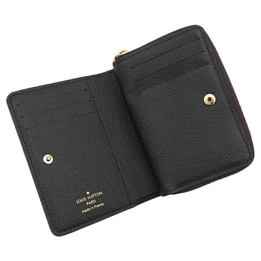 ルイヴィトン LOUIS VUITTON ポルトフォイユ ルー M81461 モノグラムリバース モノグラムキャンバス モノグラムリバースキャンバス 二つ折り財布 ゴールド金具 茶 コンパクト ラウンドファスナー