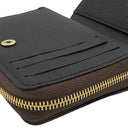ルイヴィトン LOUIS VUITTON ポルトフォイユ ルー M81461 モノグラムリバース モノグラムキャンバス モノグラムリバースキャンバス 二つ折り財布 ゴールド金具 茶 コンパクト ラウンドファスナー