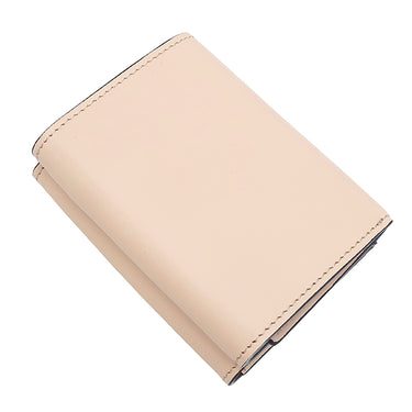 フェンディ FENDI ローマ マイクロ 8M0395 プードル レザー 三つ折り財布 ゴールド金具 コンパクト ウォレット