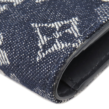 ルイヴィトン LOUIS VUITTON ポルトフォイユ ブラザ NM M80032 モノグラムタペストリー キャンバス モノグラムタペストリーキャンバス 長財布 紺 二つ折り