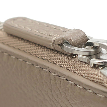 バレンシアガ BALENCIAGA ロゴ コインケース 594324 ブラウン レザー コインケース シルバー金具 茶 小銭入れ 鍵入れ キーリング付き