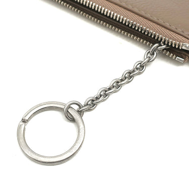 バレンシアガ BALENCIAGA ロゴ コインケース 594324 ブラウン レザー コインケース シルバー金具 茶 小銭入れ 鍵入れ キーリング付き