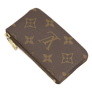 ルイヴィトン LOUIS VUITTON ポシェット クレ M62650 モノグラム モノグラムキャンバス コインケース ゴールド金具 茶 小銭入れ キーチェーン付き