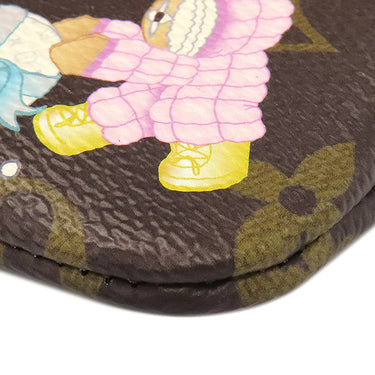 ルイヴィトン LOUIS VUITTON ポシェット クレ M12229 モノグラム×アズールフロスト モノグラムキャンバス コインケース キーチェーン付き ヴィヴィエンヌ