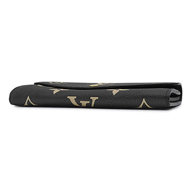 ルイヴィトン LOUIS VUITTON ポルトフォイユ サラ M80496 ブラック×ベージュ モノグラムアンプラント 長財布 ゴールド金具 フラップ バイカラー