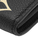 ルイヴィトン LOUIS VUITTON ポルトフォイユ サラ M80496 ブラック×ベージュ モノグラムアンプラント 長財布 ゴールド金具 フラップ バイカラー