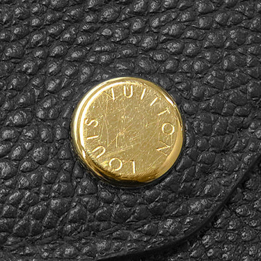 ルイヴィトン LOUIS VUITTON ポルトフォイユ サラ M80496 ブラック×ベージュ モノグラムアンプラント 長財布 ゴールド金具 フラップ バイカラー
