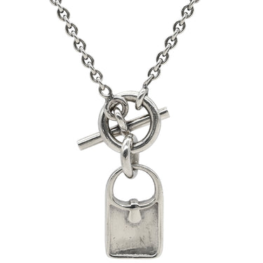 エルメス HERMES アミュレット エヴリン ペンダント シルバー シルバー925 ネックレス バッグモチーフ SV925 AG925