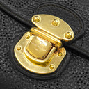 ルイヴィトン LOUIS VUITTON ポルトフォイユ アメリア M95549 ブラック モノグラムマヒナ 三つ折り財布 ゴールド金具 長財布