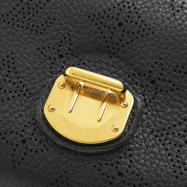 ルイヴィトン LOUIS VUITTON ポルトフォイユ アメリア M95549 ブラック モノグラムマヒナ 三つ折り財布 ゴールド金具 長財布