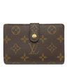 ルイヴィトン LOUIS VUITTON ポルトモネ ビエ ヴィエノワ M61663 モノグラム モノグラムキャンバス 二つ折り財布 ゴールド金具 茶 がま口