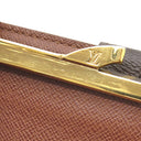 ルイヴィトン LOUIS VUITTON ポルトモネ ビエ ヴィエノワ M61663 モノグラム モノグラムキャンバス 二つ折り財布 ゴールド金具 茶 がま口